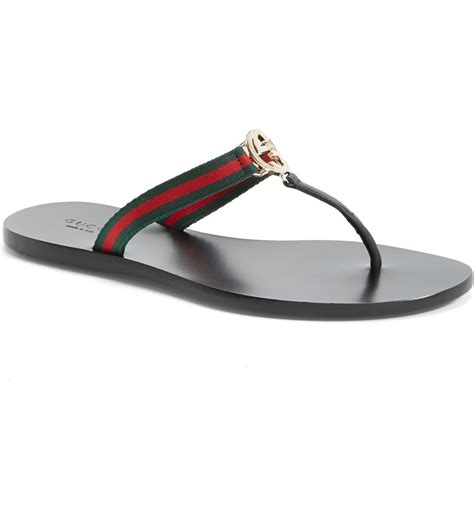 pantufla gucci|Designer Flip Flops for Women .